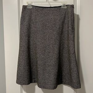 Women’s Gap black/white tweed wool skirt, size 8
